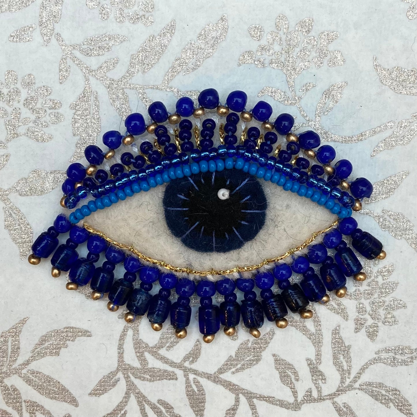 Eye Brooch - Blue