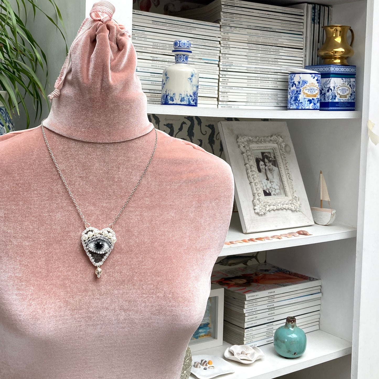 Pendant - Silver & Pearls