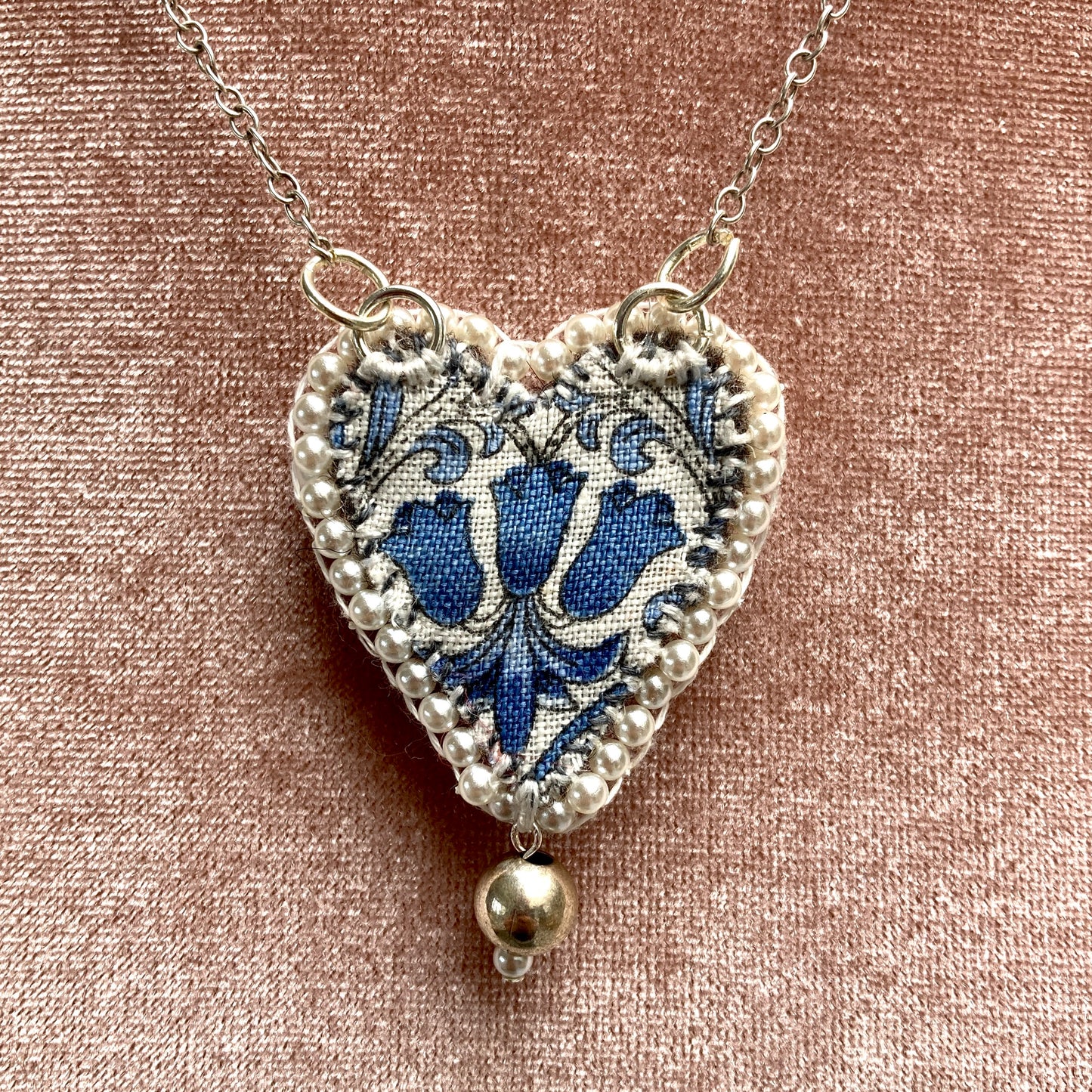 Pendant - Silver & Pearls