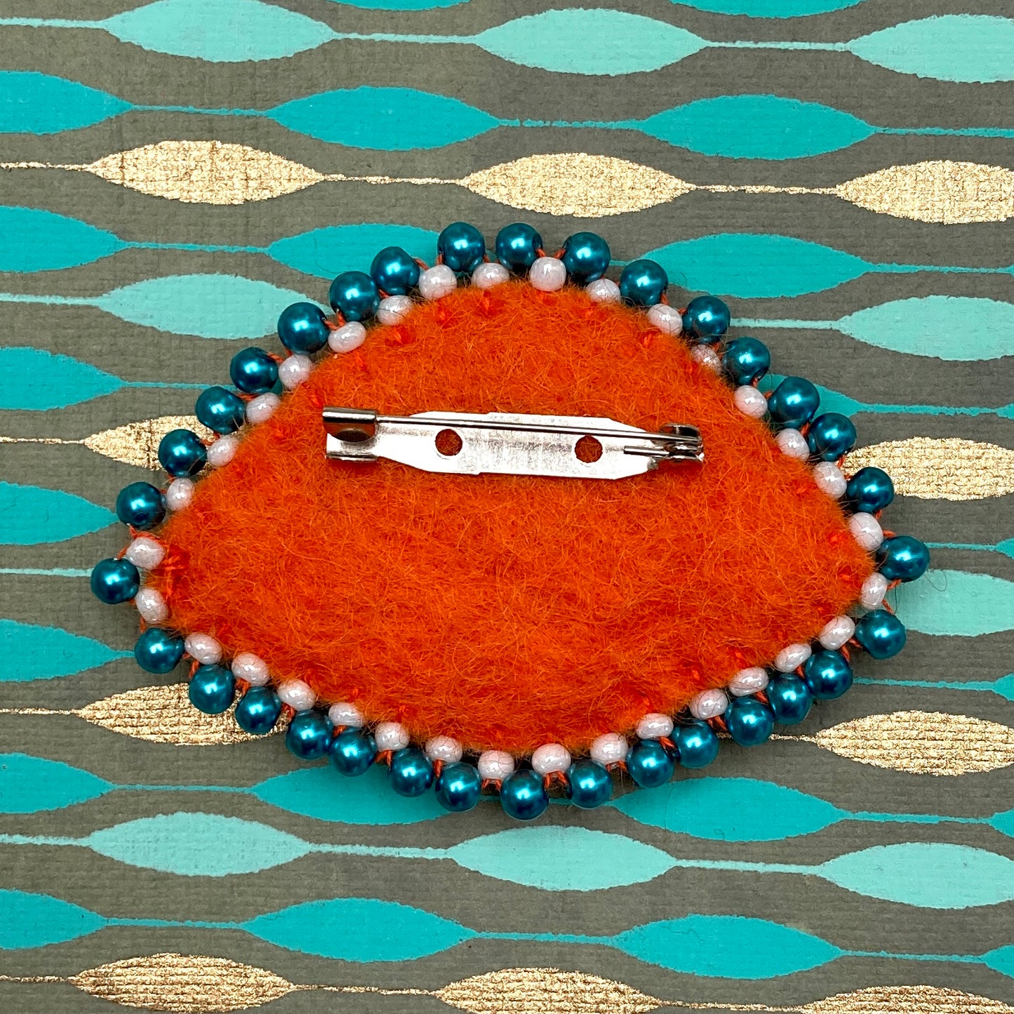 Eye Brooch - Turquoise