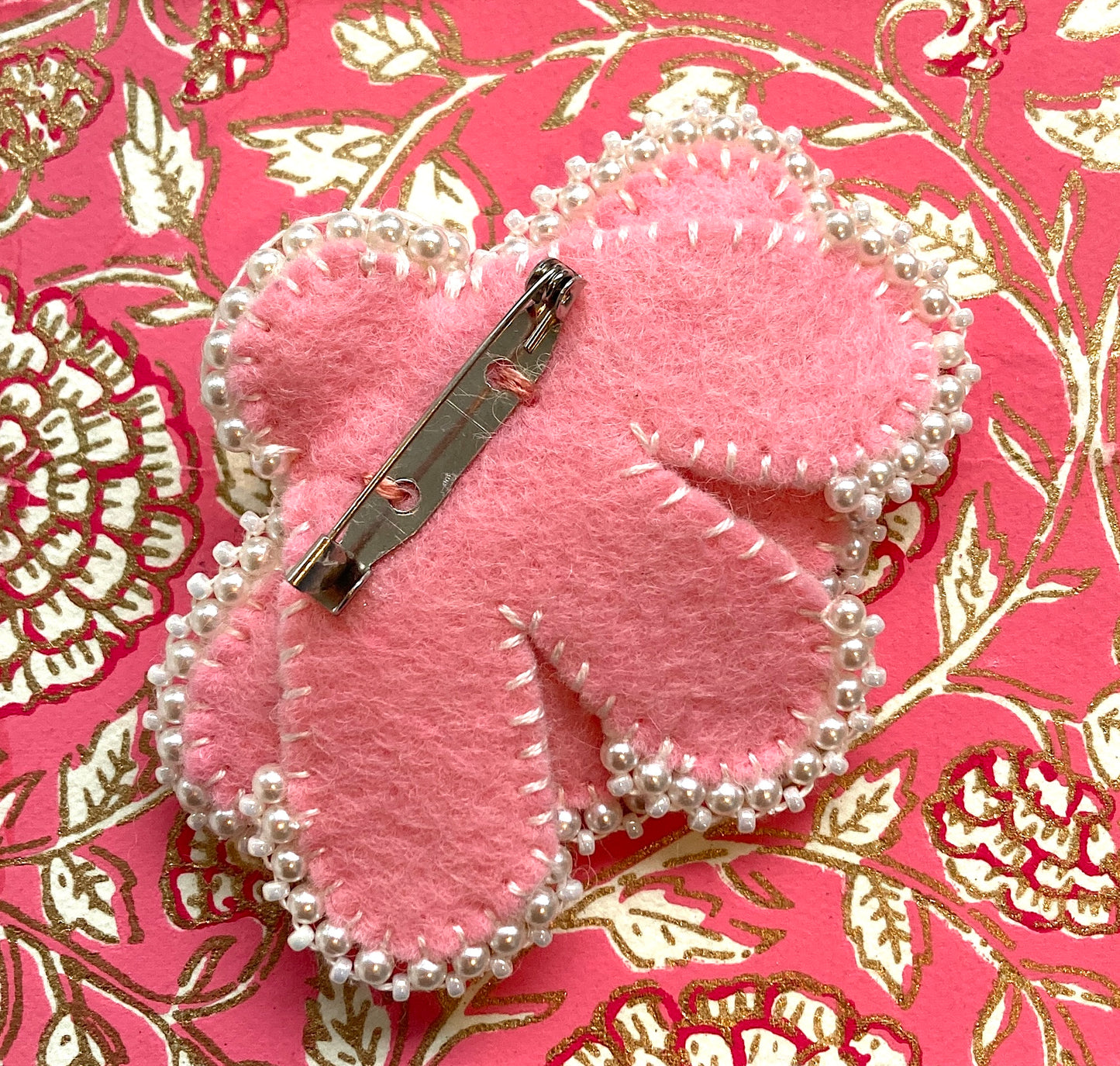 Flower Brooch - Ivory