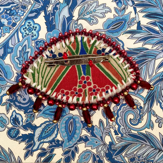 Eye Brooch - Red