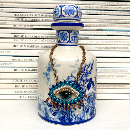 Pendant - Turquoise & Gold