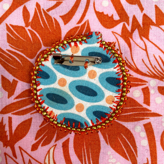 Fruity Orange Brooch