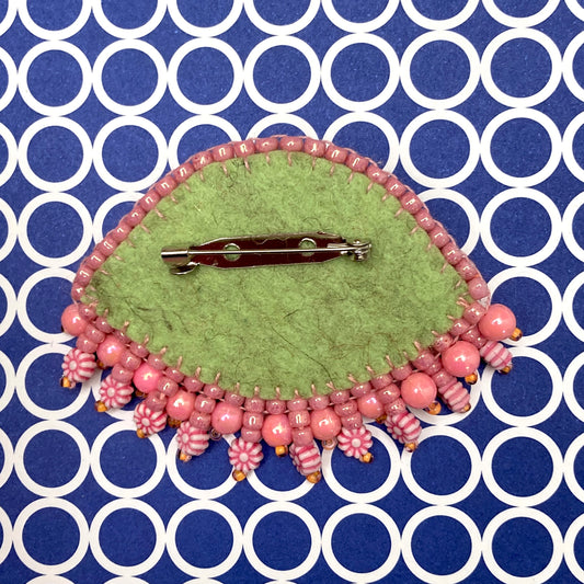 Eye Brooch - Pink