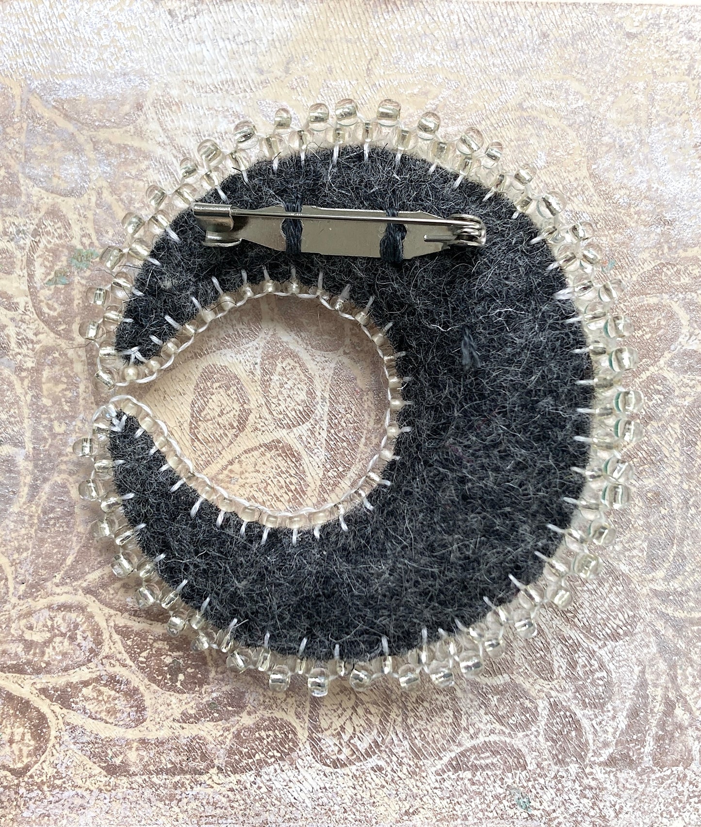 Moon Brooch - Full Ivory